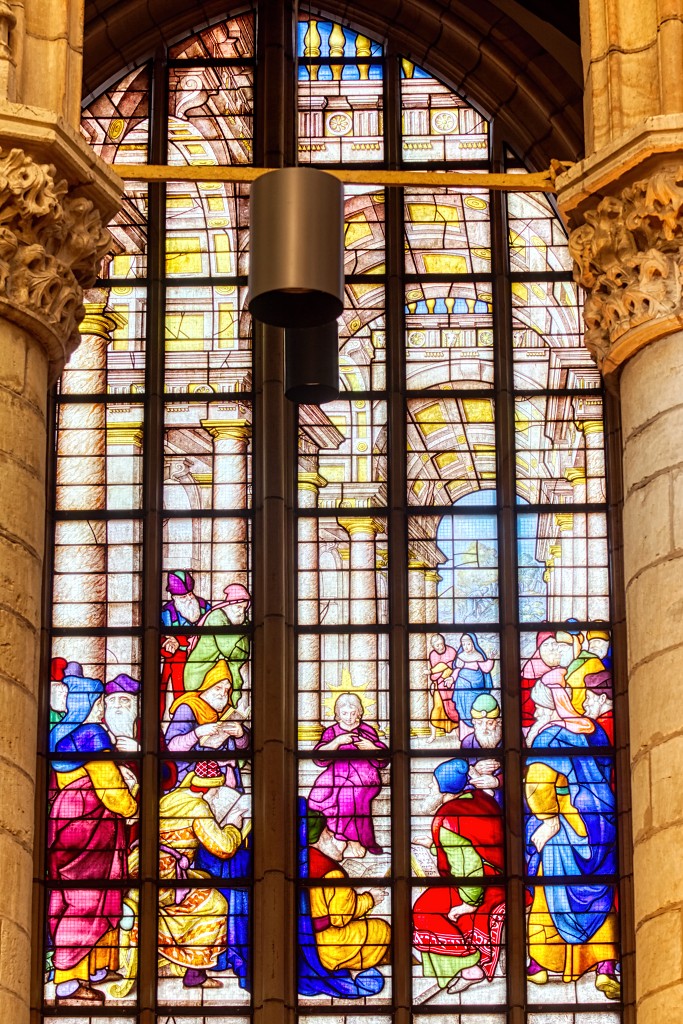 HDR sint-janskerk grote kerk sint-jan sint jan gouda glas in lood eglise church kerkfotografie pelerinage religie religion bedevaartsoord rooms katholiek protestant